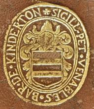 Venables, Peter, Baron de Kinderton  (1604 - 1669) (Stamp 3)
